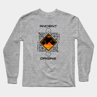 The Pyramids Ancient Origins Alien Contact Long Sleeve T-Shirt